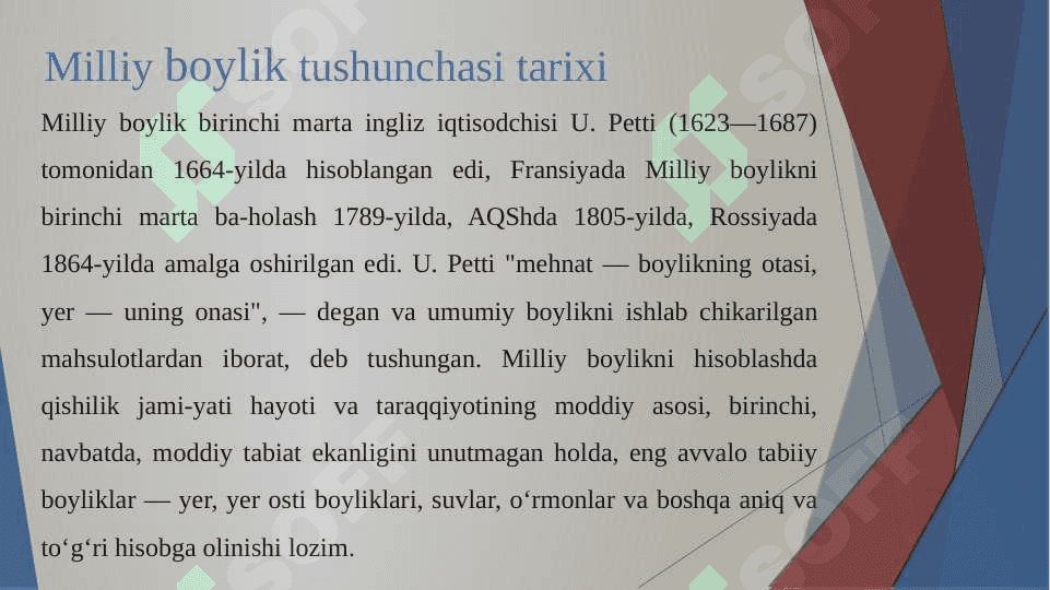 Milliy boylik va uning tarkibi ko’rsatkichlari 4