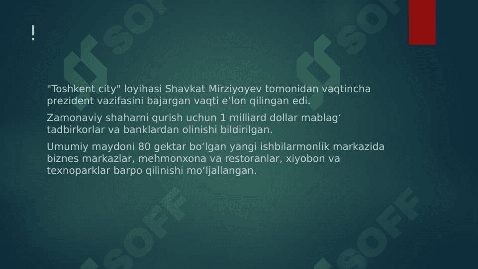 Toshkent city loyihasi 3