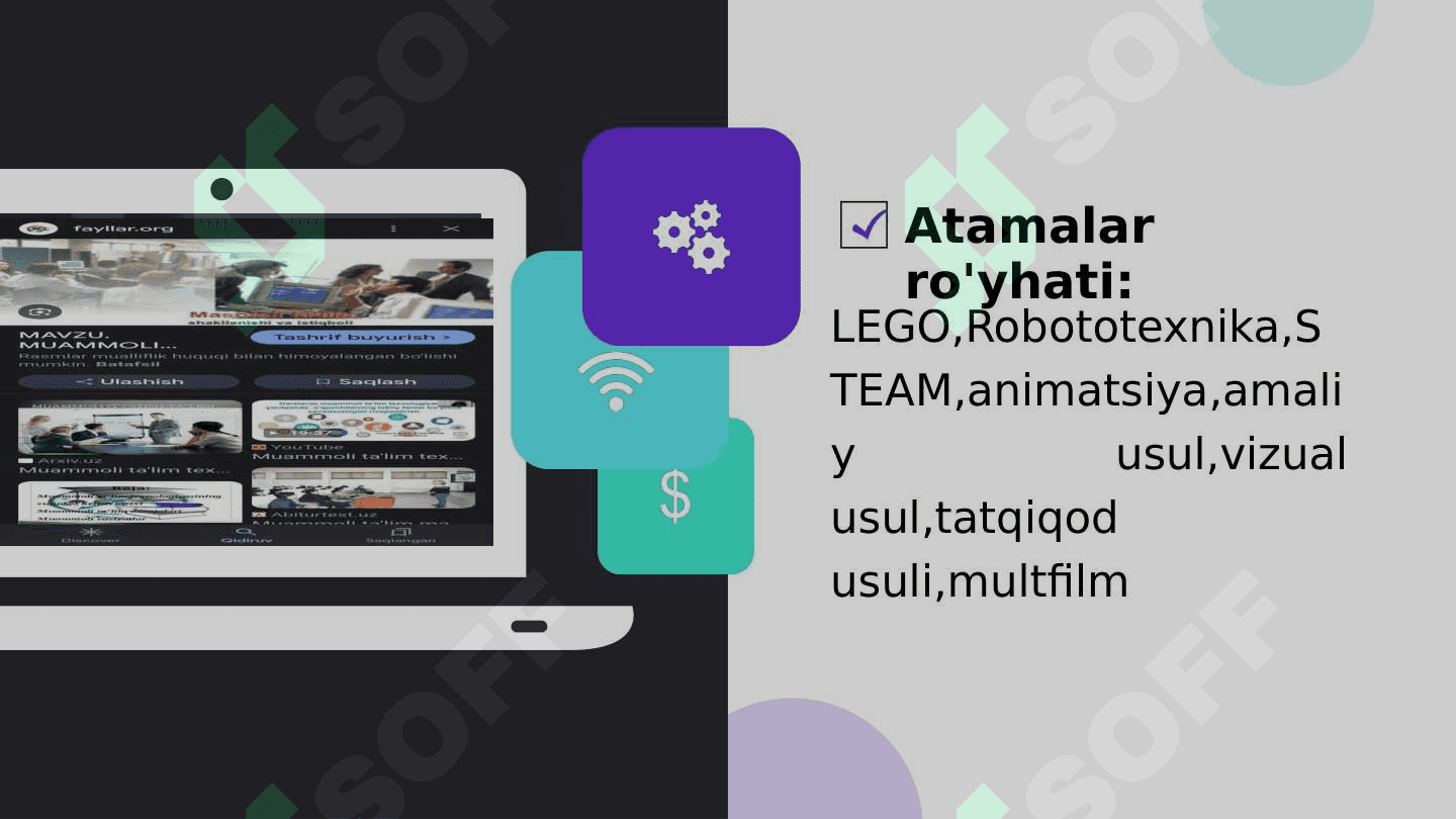 STEAM ta'lim texnologiyasining o'ziga xos xususiyatlari. 3