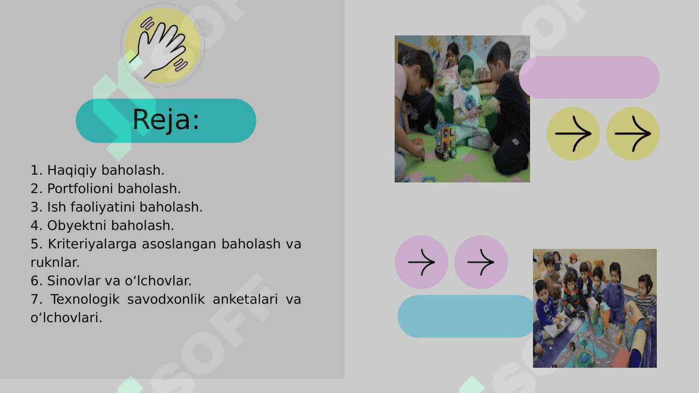 Maktabgacha ta'lim tashkilotida bolalar bilimini baholash. 2