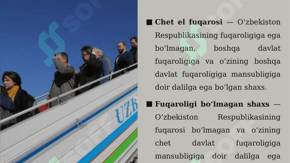 O‘zbekiston Respublikasi hududidagi Chet el fuqarolarining va fuqaroligi bo‘lmagan shaxslarning erkinliklari haqida 3