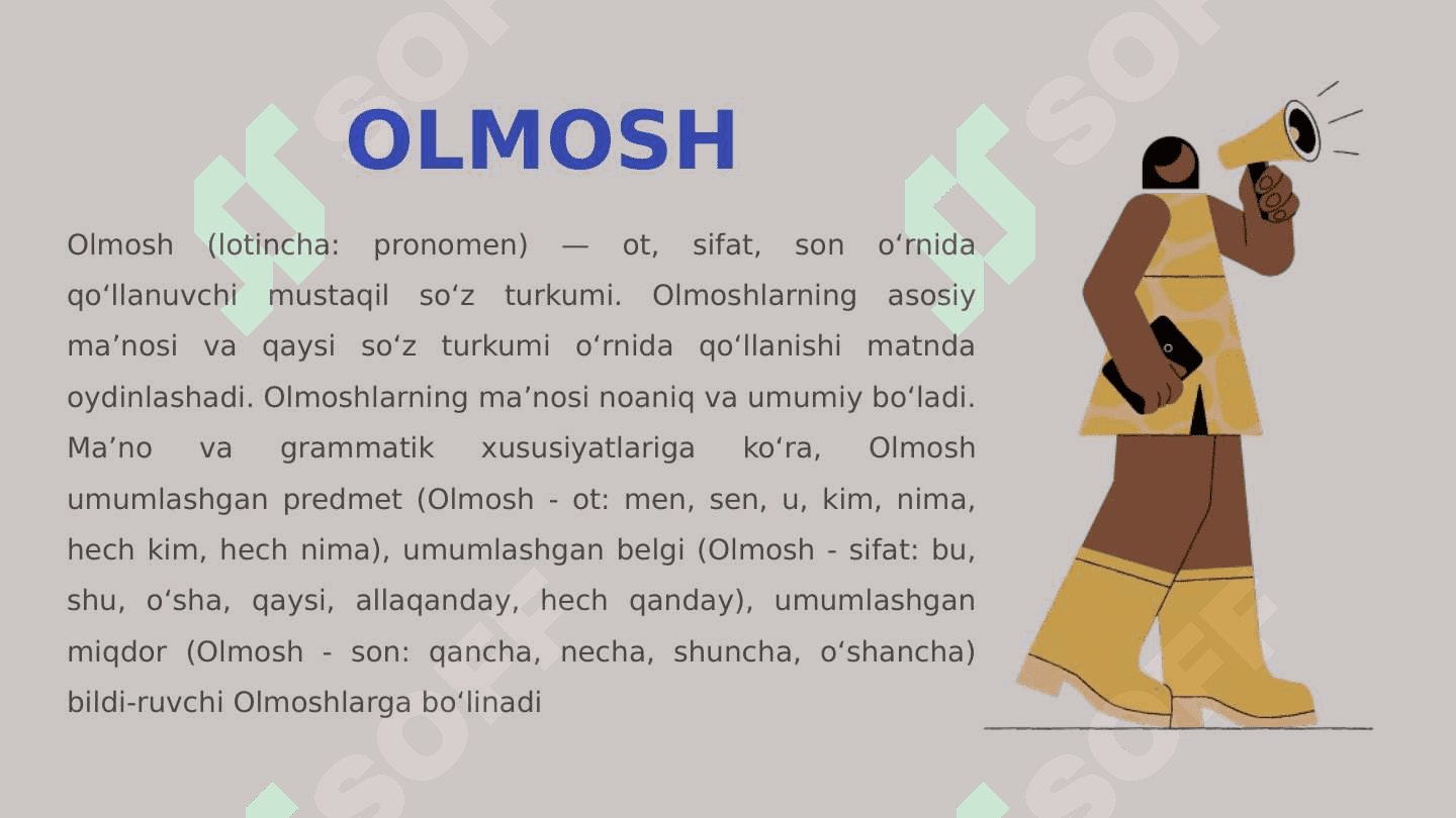 Olmosh so’z turkumi.. 4