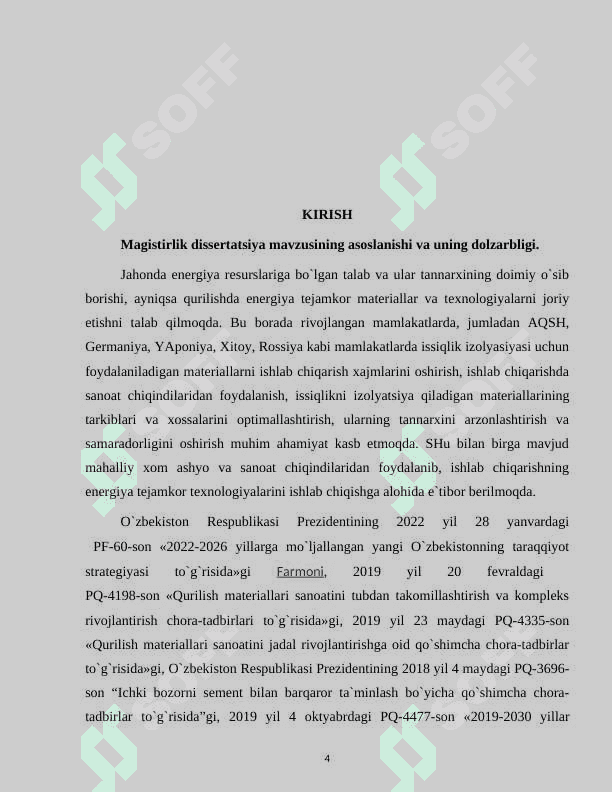 Qishloq xo'jaligi chiqindilari asosida yengil betonlarning deformativ xossalarini tadqiq qilish 4