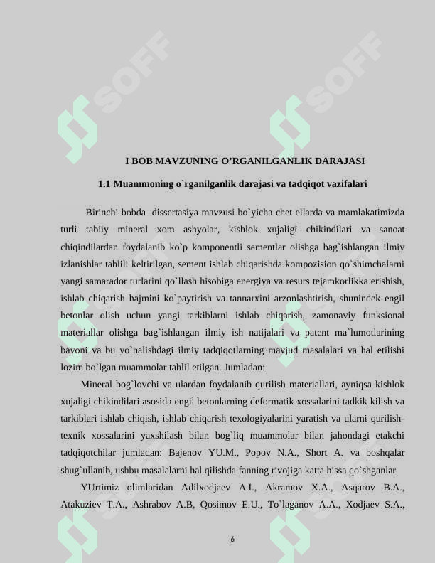 Qishloq xo'jaligi chiqindilari asosida yengil betonlarning deformativ xossalarini tadqiq qilish 6