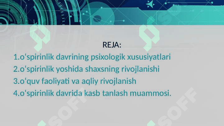 O'spirinlik davri 2