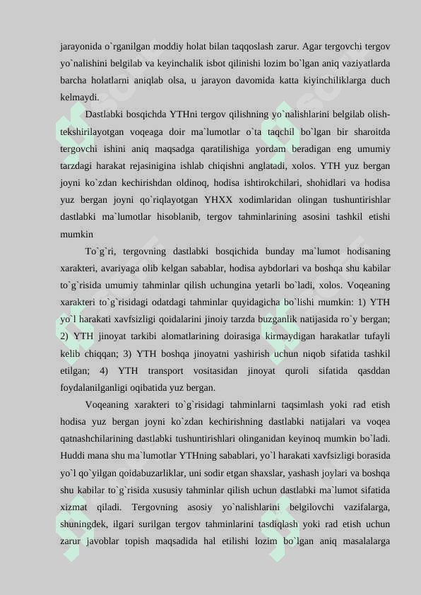Tushunchalar atamalar va yo'l harakati ishtirokchilarining vazifalari , yo'l belgilari ularni har hil yo'l sharoitlarida qo'llanilishi. 8