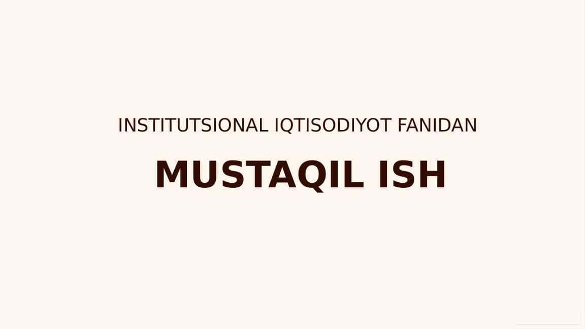 Transaksiya Xarajatlarini Optimallashtirish 1