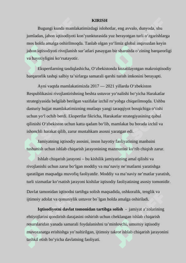 Korxonalar faoliyatini davlat tomonidan tartibga solish tartibi 2
