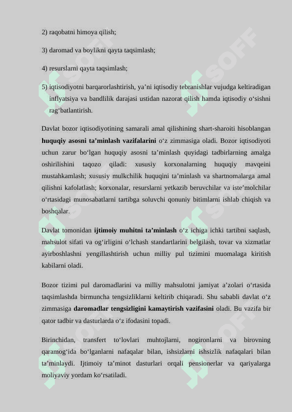 Korxonalar faoliyatini davlat tomonidan tartibga solish tartibi 8