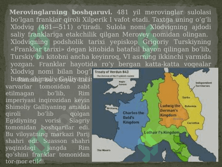 Ilk o'rta asrlarda G'arbiy Yevropaning tarixi 8