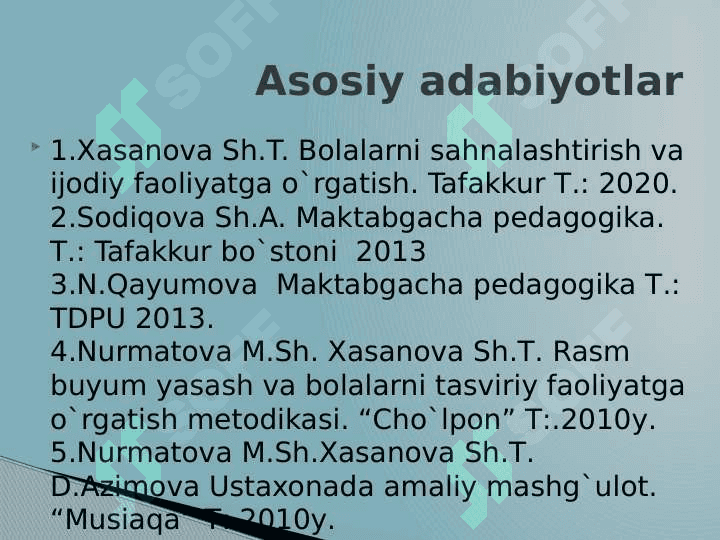 Sahnalashtirish faoliyati jarayonida bolalarda ijodkorlikni rivojlantirishning o‘ziga xosligi 2