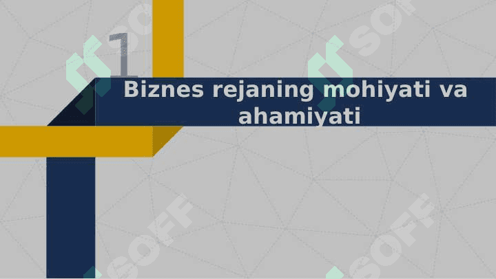 Biznes reja ishlab chiqish va taqdim etish 4