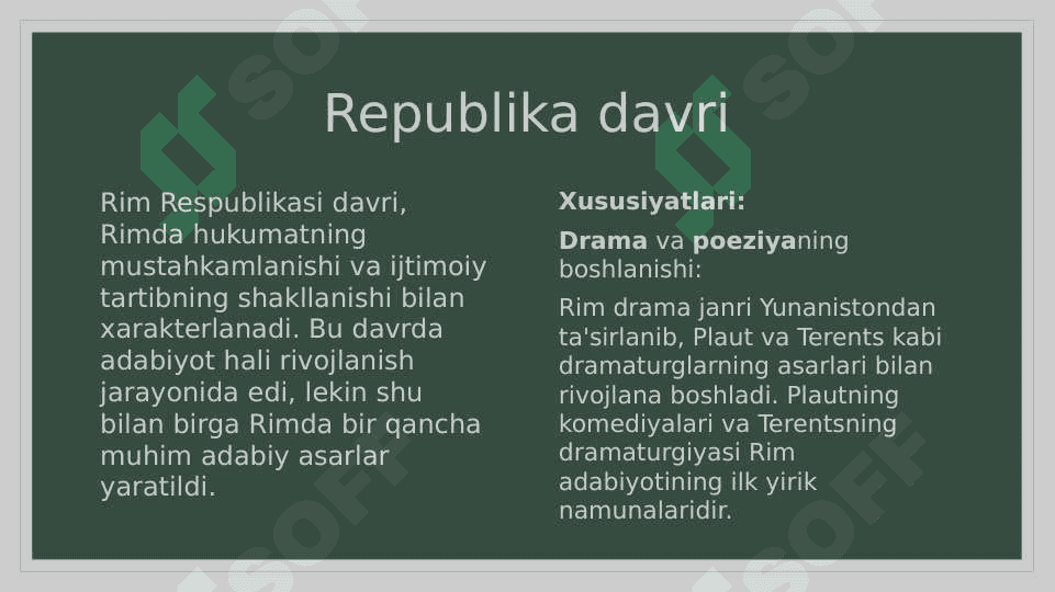 Antik davr Rim adabiyoti 5