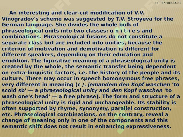 Set expressions in english 7