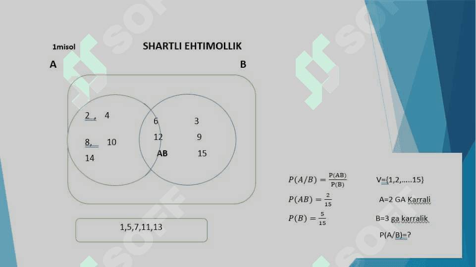 Shartli ehtimollar 4