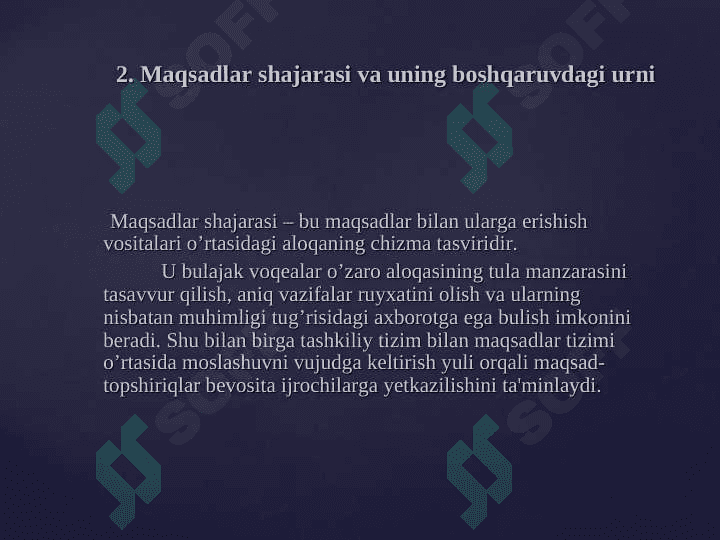 biznesda maqsad va funksiyalkrni belgilash 7