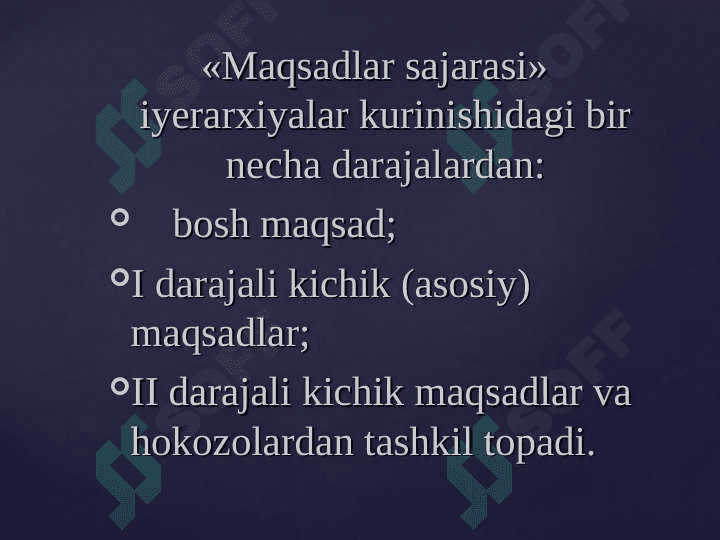 biznesda maqsad va funksiyalkrni belgilash 8