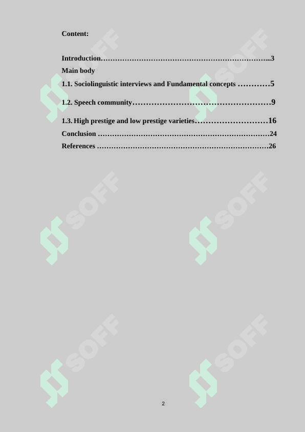 Sociolinguistics and its studies 2