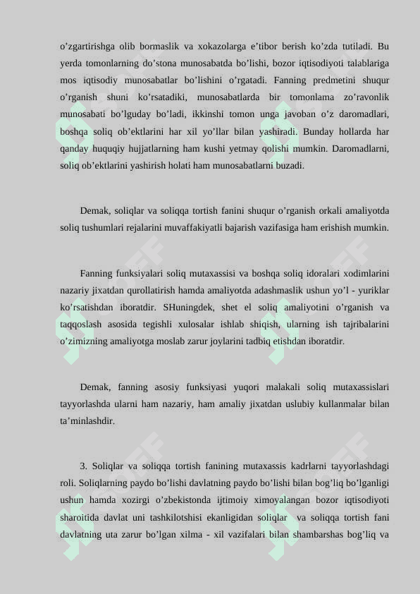 SOLIQ VA SOLIQQA TORTISH faniga kirish 4