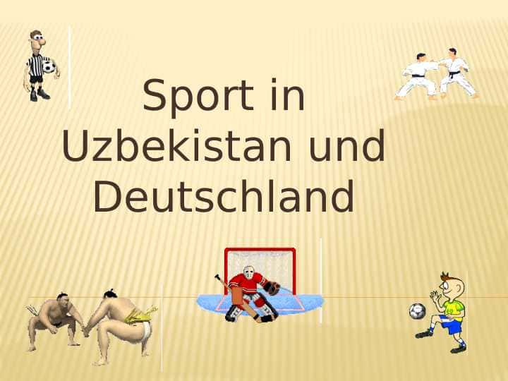 Sport in Uzbekistan und Deutschland 1