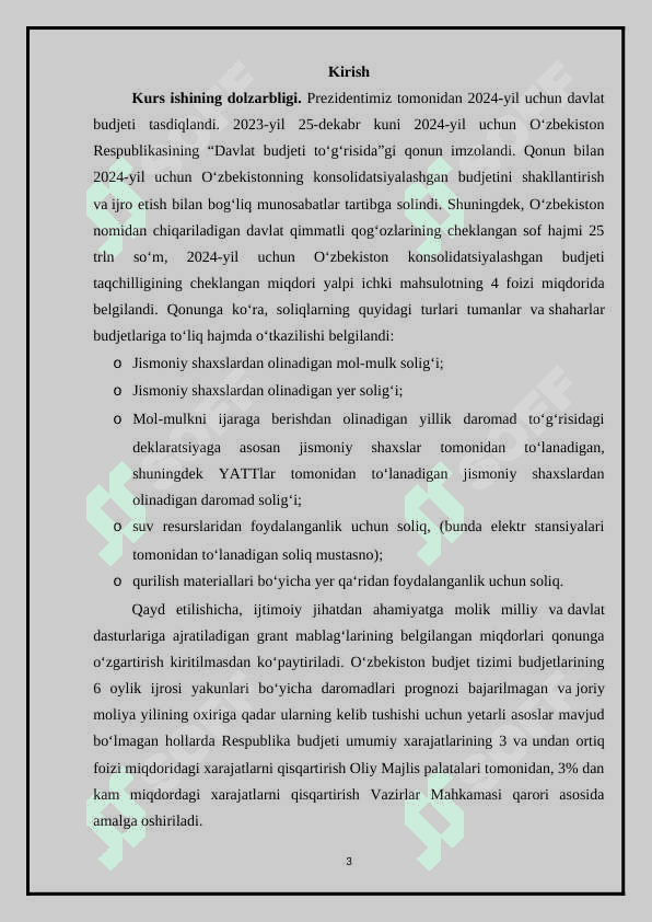 BUDJET-SOLIQ SIYOSATI BARQARORLIGINI TA‘MINLASH YO‘NALISHLARI 3
