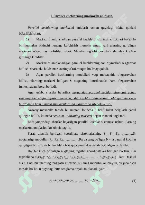 Oddiy shaklni bazi bir jinsli jismlarning og'irlik markazini aniqlash. 2