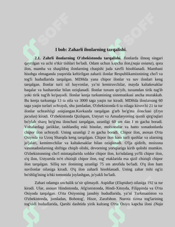 O'zbekistonda tarqalgan zaharli ilonlar 7
