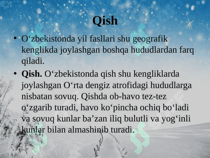 YIL FASLLARI VA IQLIM RESURSLARI 3