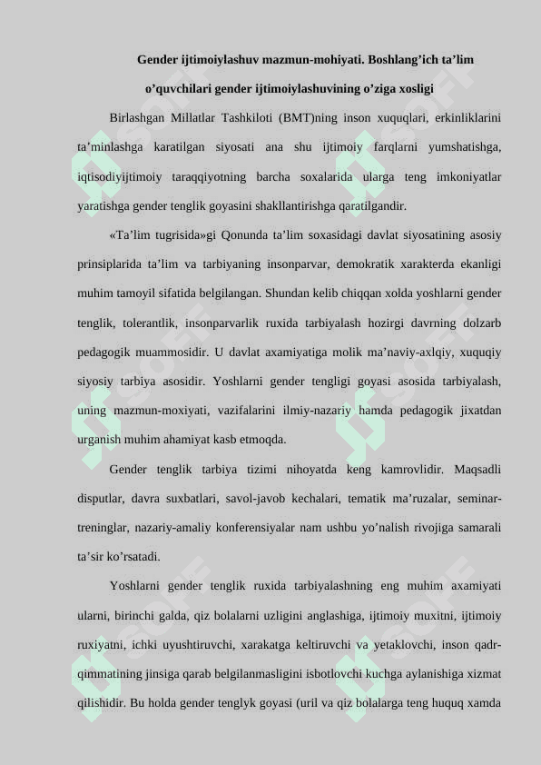 TALIM-TARBIYA JARAYONIDA GENDER TENGLIGINI TAYORLASH 3