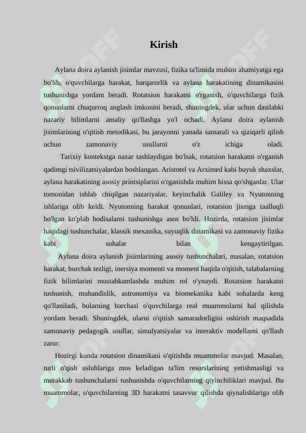 Aylana_doira_aylanish_jisimlar_mavzusini_o..   mustaqil ish matematika 3