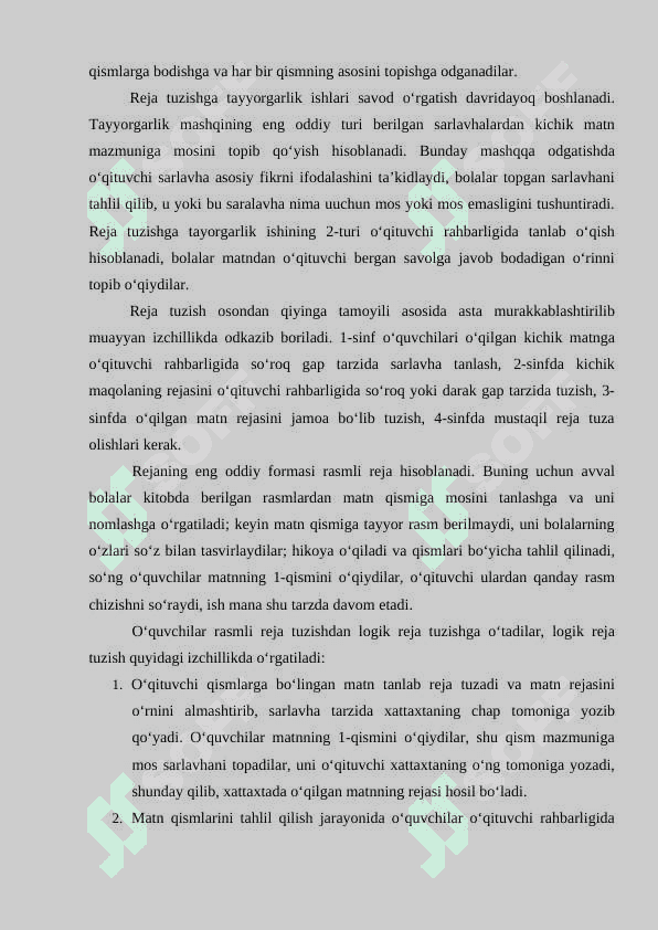 O‘QUVCHILARNI PIRLS TOPSHIRIQLARI ASOSIDA BADIIY ASARNI TAHLIL QILISHGA O‘RGATISH. 7