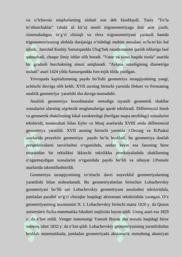 Geometriya o'rganishda elementlari mavzusini tarixiy materiallardan foydalanish. Geometriyaning paydo bo'lish tarixini ochib berish 8