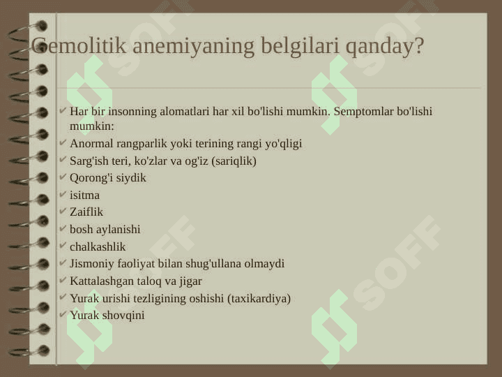ORTIRILGAN VA AUTOIMMUN GEMOLITIK ANEMIYALAR 3
