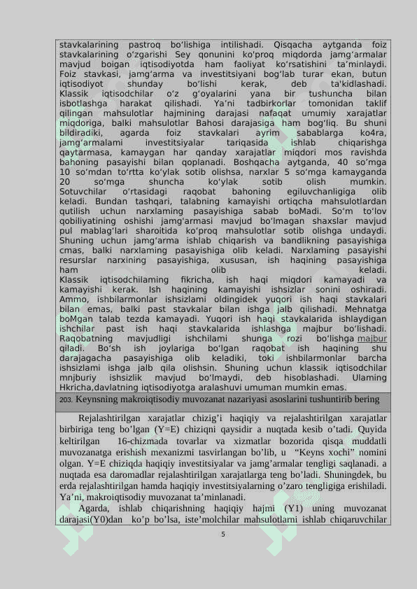 iqtisodiyot yo'nalishidagilar uchun savolnoma javoblari 201-250 gacha 5