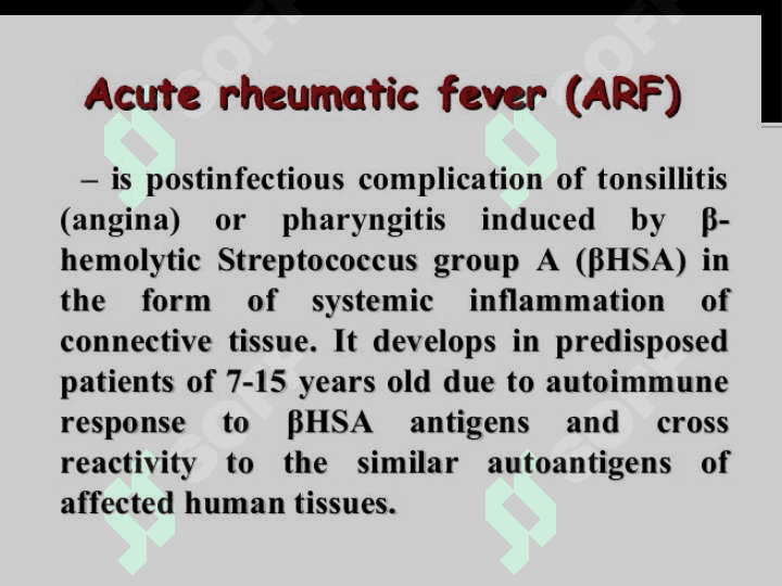 Acute rheumatic fever in children 2