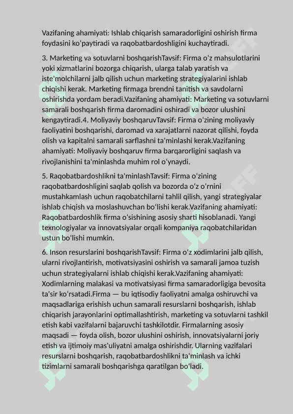 Firma bozor iqtisodiyoti subyekti  sifatida. 8
