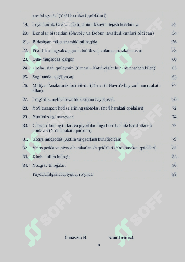 4-sinf soati yangisi 4