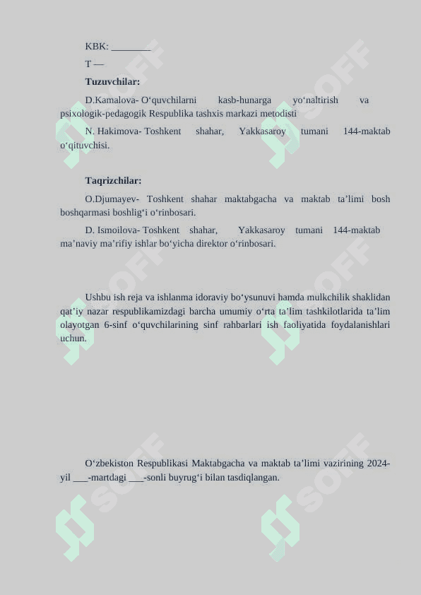6-sinf soati yangisi 2