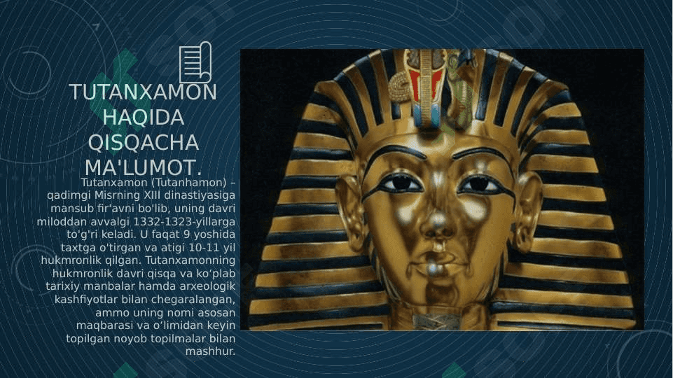 Tutanxamon maqbarasi 3