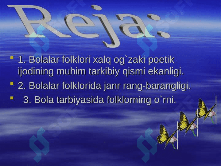 Bolalar folklori. 2