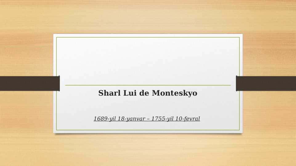 Sharl Lui de Monteskyo 1