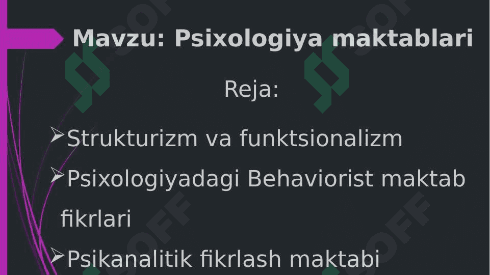 Psixologiya maktablari 2