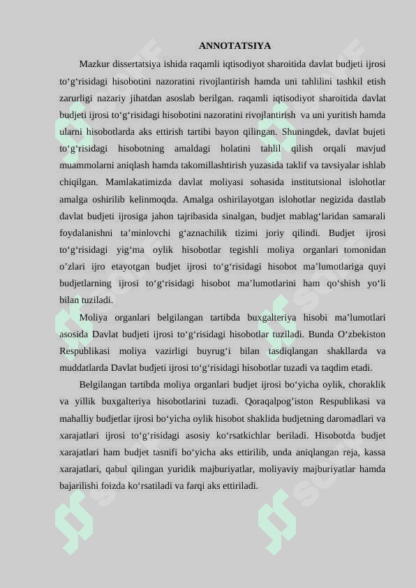 RAQAMLI IQTISODIYOT SHAROITIDA BUDJET HISOBI VA NAZORATINI RIVOJLANTIRISH ISTIQBOLLAR 4