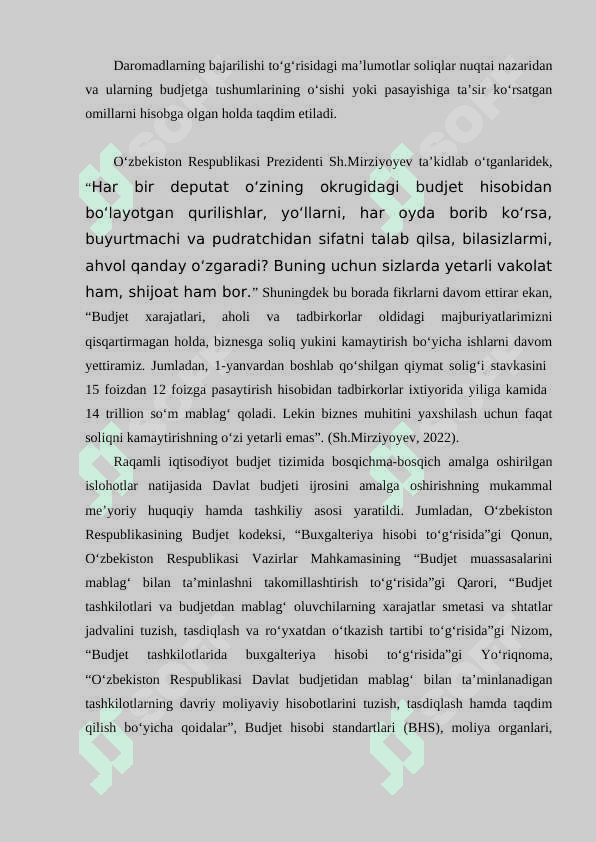 RAQAMLI IQTISODIYOT SHAROITIDA BUDJET HISOBI VA NAZORATINI RIVOJLANTIRISH ISTIQBOLLAR 8