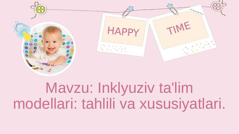 Inklyuziv ta'lim modellari: tahlili va xususiyatlari