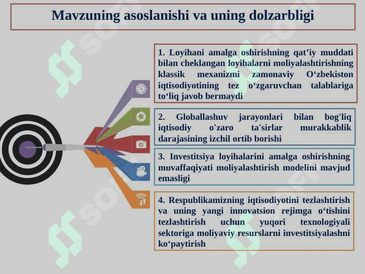 BANK KREDITLARI ORQALI LOYIHAVIY MOLIYALASHTIRISHNI SAMARALI TASHKIL ETISH 3