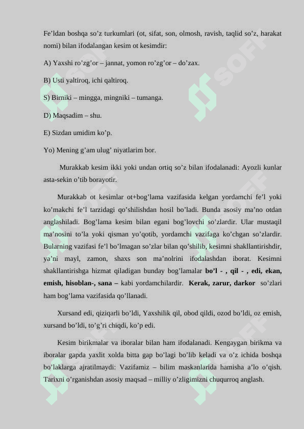 Sodda gap uslubiyati 4