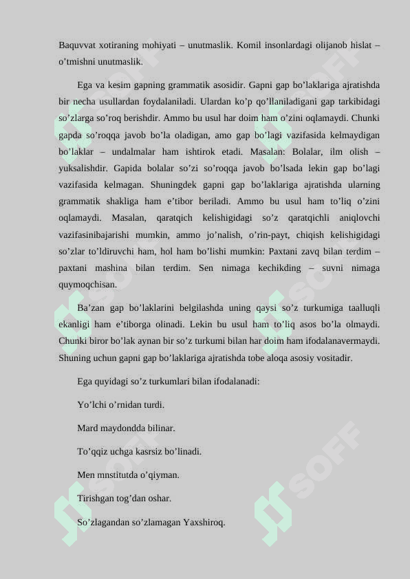 Sodda gap uslubiyati 5
