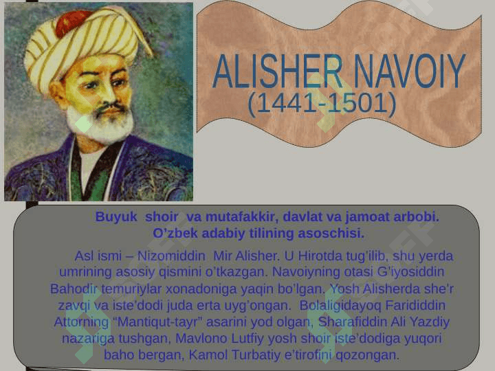 Alisher Navoiy ijodi 3