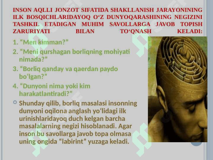 Borliq falsafasi (Ontologiya) 4